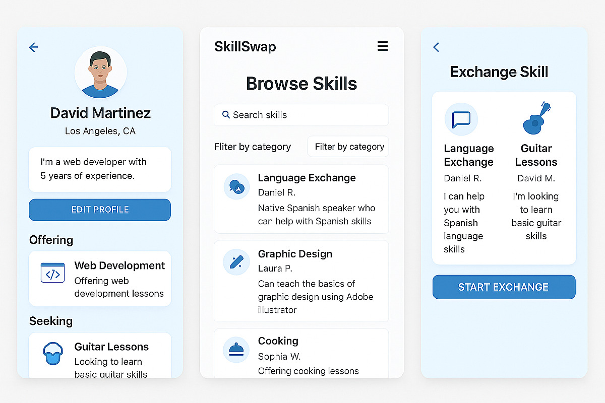 SkillSwap – Platform Tukar Keterampilan