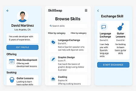 SkillSwap – Platform Tukar Keterampilan