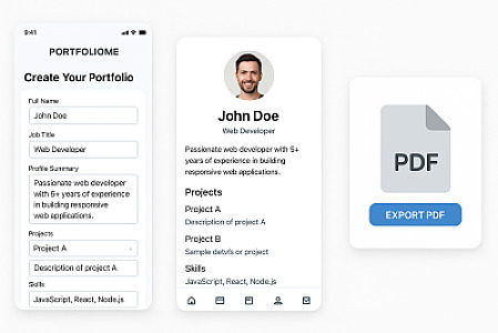 PortfolioMe – Generator Portofolio Otomatis