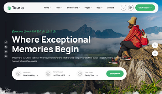 Touria – Website Booking & Informasi Wisata