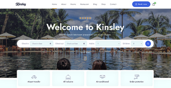 Kinsley – Aplikasi Booking Hotel & Akomodasi